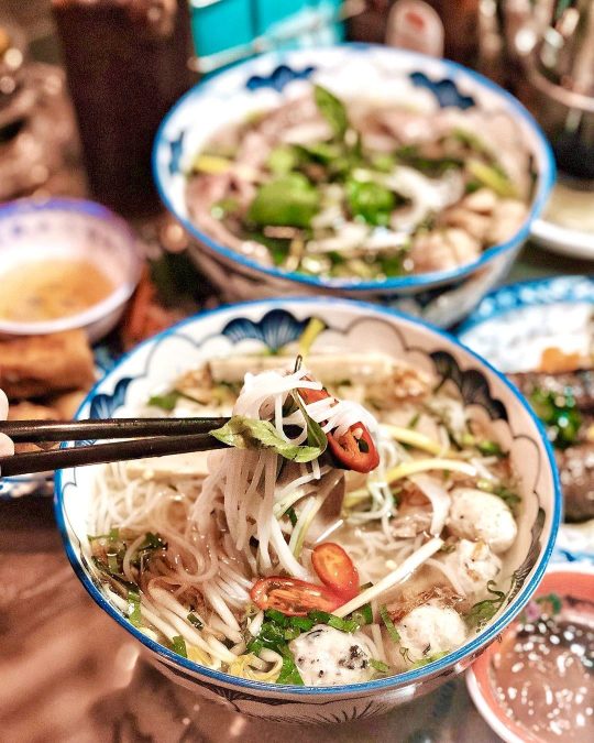 a hearty fresh bowl of Vietnamese Pho from Mrs Pho