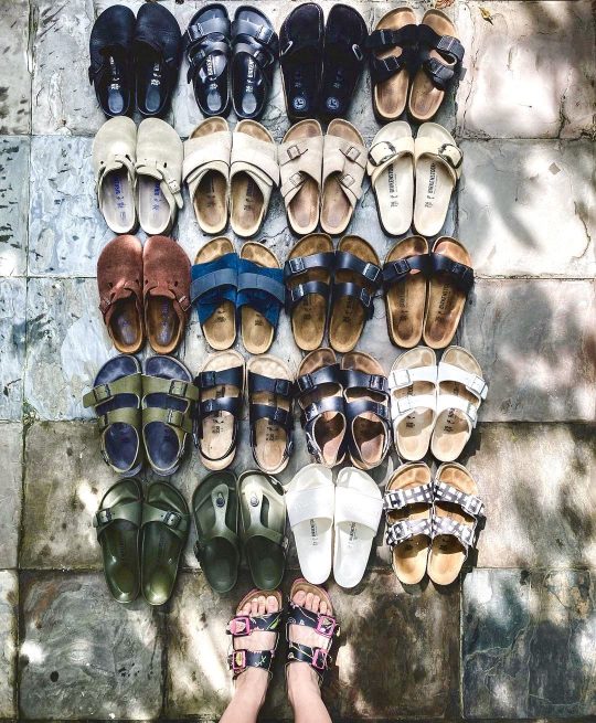 a collection BIRKENSTOCK sandals