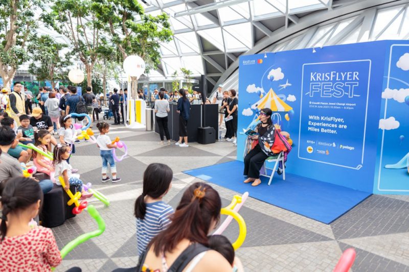 storytelling session for kids at the KrisFlyer Fest 2023